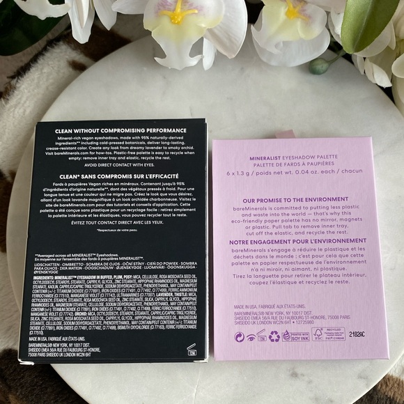 NEW bareMinerals Mineralist Eyeshadow Palette - Heathered - Mauve Plum Purple - Picture 9 of 15